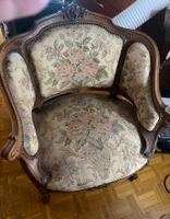 Fauteuil corbeille style Louis XV