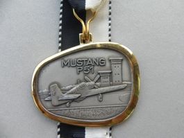 Medaille Flugzeug Mustang P15 Schweiz