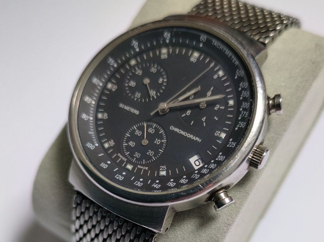Swiss Uhren: SCHWEIZER CHRONOGRAPH HERRENUHR Chrono Ag Solothurn. – Gebraucht aus Staad SG von Paola2013