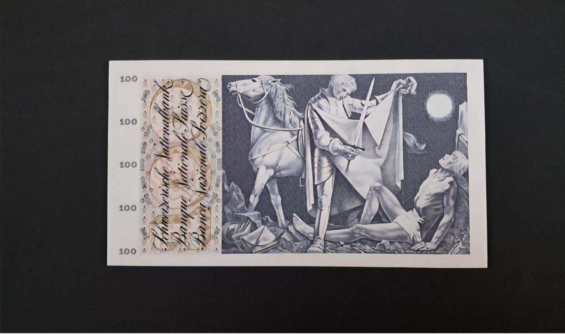 Banconote: Schweiz 100 Franken 1964 Unc – Nuovo e nell'imballaggio originale da Lufingen venduto da E-Auktion 2