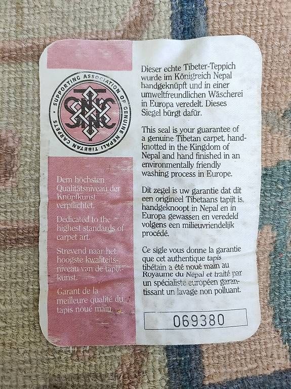 Teppiche: Echte Tibet/ Nepal handgeknüpft Teppich – Gebraucht aus Schlattingen von armeFrau 3