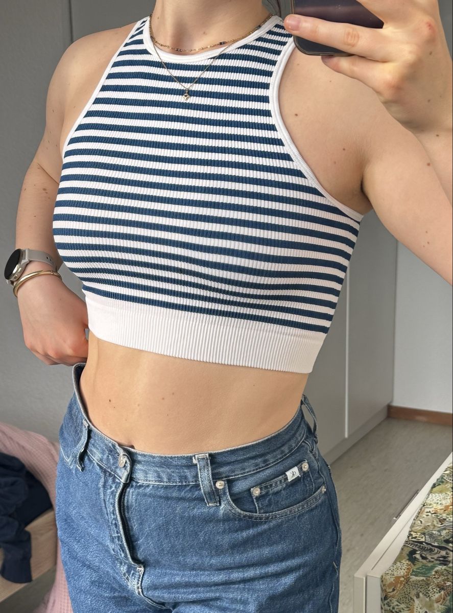 Pull&Bear Top: Gestreiftes Oberteil von Pull and Bear – Nuovo (secondo la descrizione) da Oberwil BL venduto da viviii.mz 2