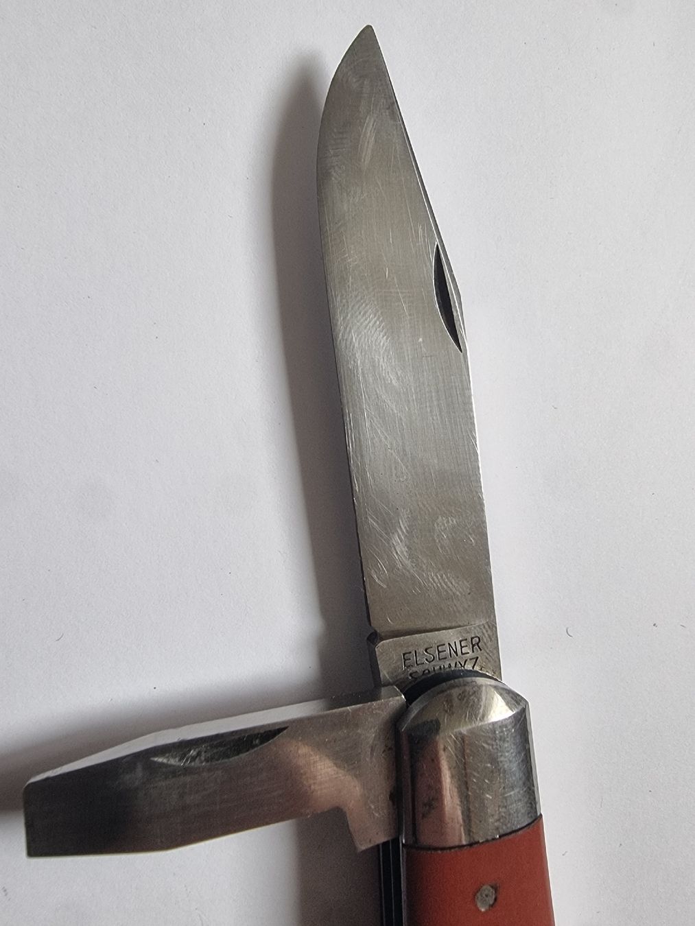 Schweizer Armee Coltelli tascabile: Elsaener Schweizer Offiziersmesser mit Hülle – Usato da Olten venduto da Mezopotamya 4