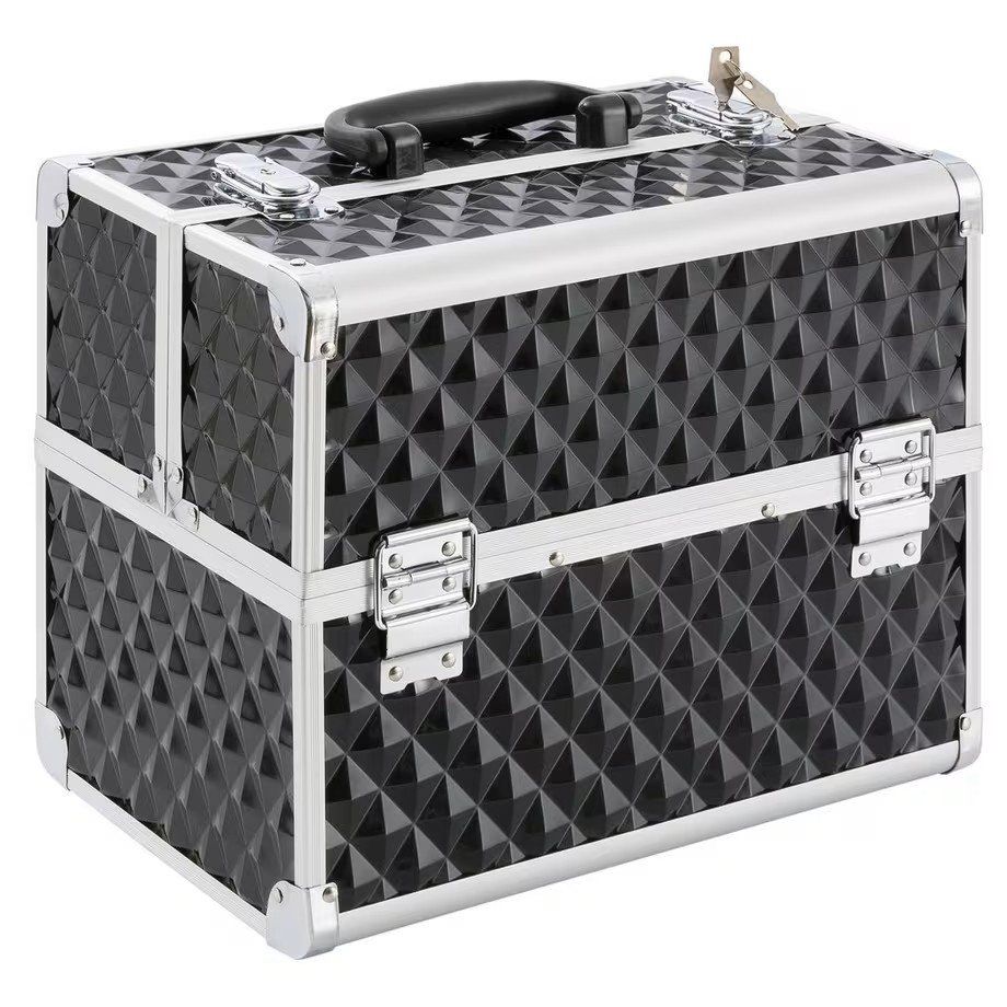 Make-up: Schminkkoffer, Beauty Case schwarz, neu – Nuovo (secondo la descrizione) da Krauchthal venduto da MEWA01