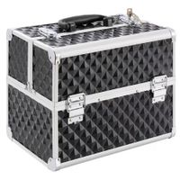 Schminkkoffer, Beauty Case schwarz, neu