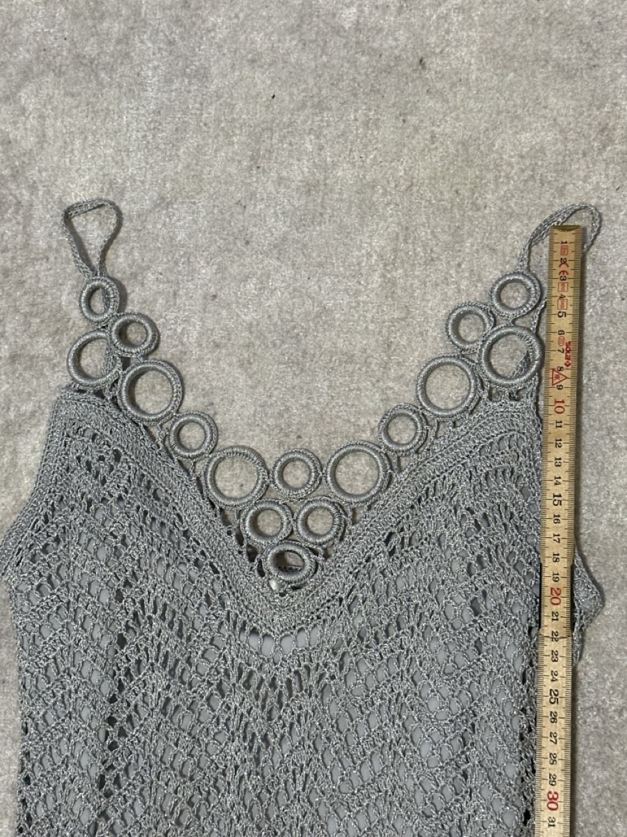 Vestiti: Silberkleid gehäkelt Grösse 36 – Usato da Zürich venduto da MCT1708 3