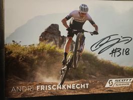 Andri Frischknecht - 15x20cm Autogrammkarte - handsigniert
