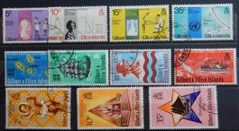Gilbert & Ellis Islands British Kat. 157-167 gest. 1970