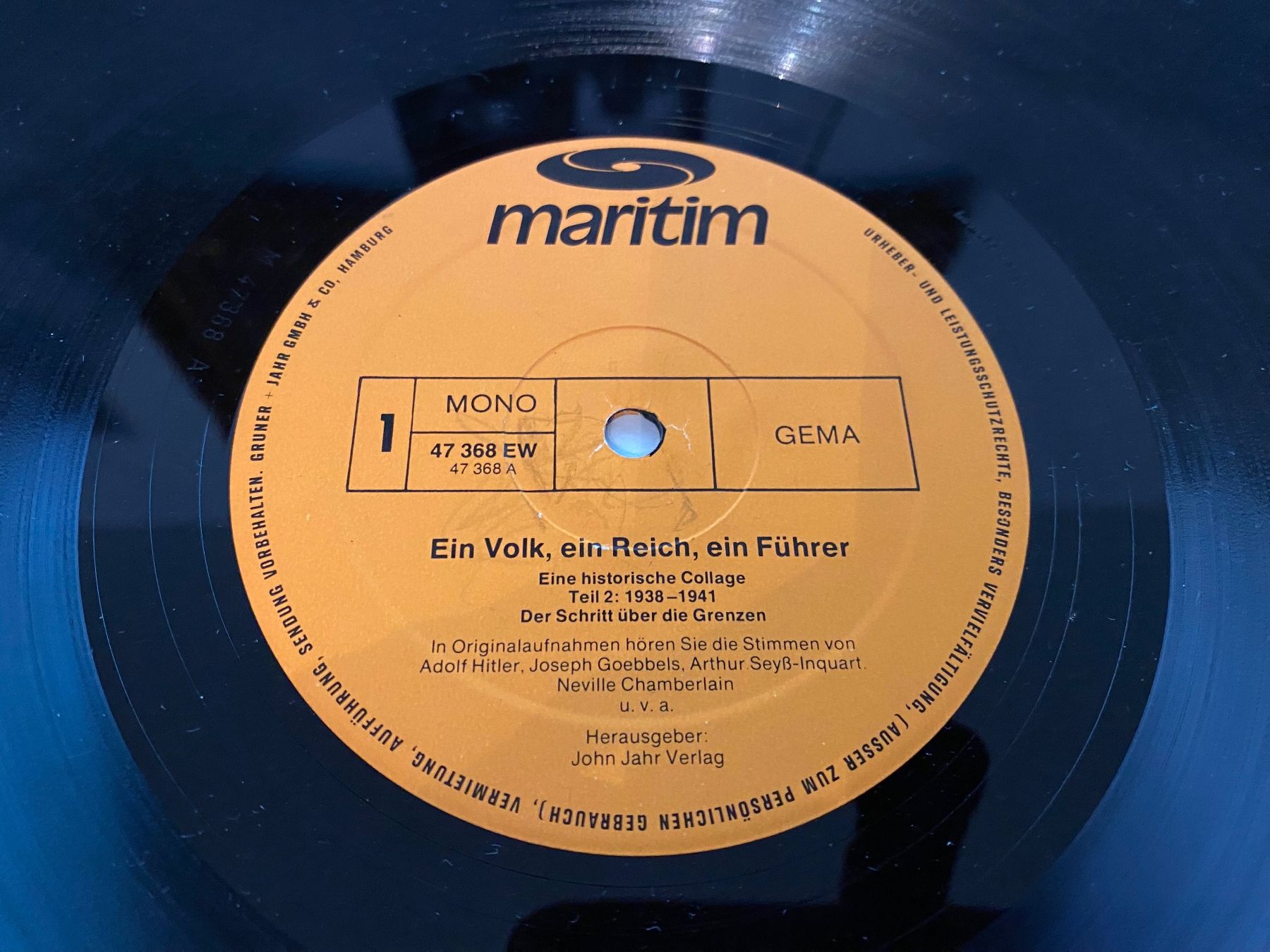 Dischi in vinile: Das Reich - Eine Historische Collage 1. & 2. Teil / Vinyl – Usato da Rotkreuz venduto da mia_dc2r 7
