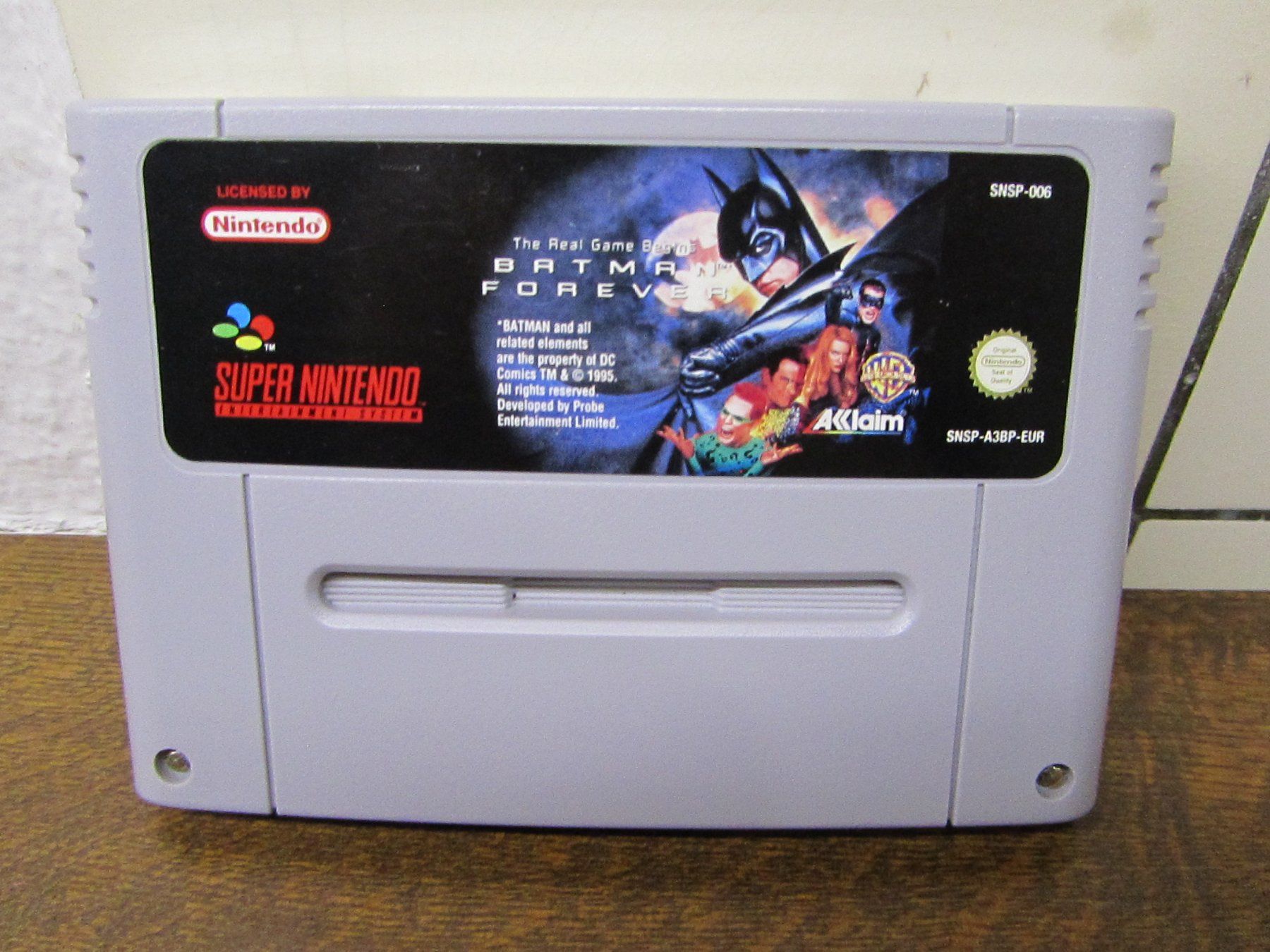 Nintendo Giochi: SNES Batman Forever – Usato da Basel venduto da Kamelinski78