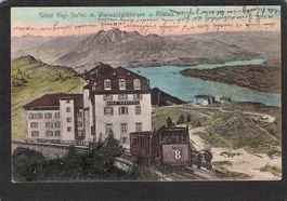 ^Hotel Rigi Staffel , Bahn , 1913
