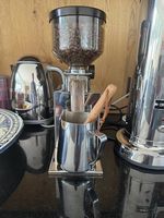 Demoka Kaffeemühle / Espressomühle aus Edelstahl