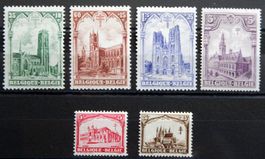 Belgien Kat. 244-249 * 1928 Kat. 35 Euro
