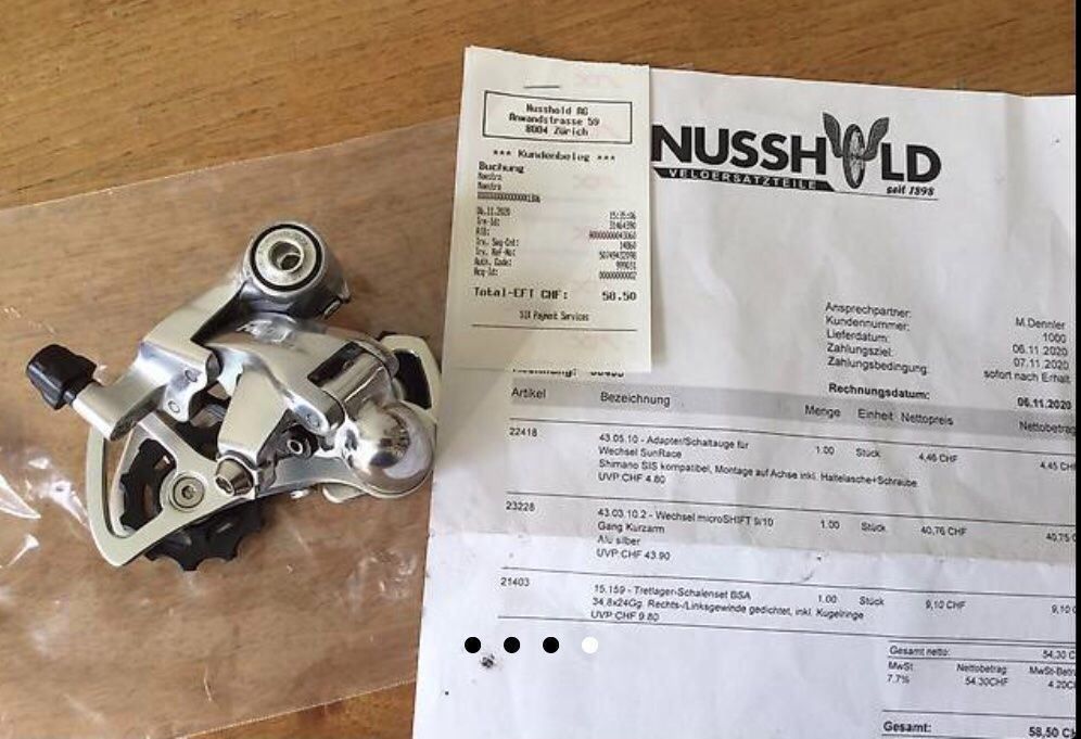 Pezzi di ricambio: Wechsel Microshift 9/10-Fach NEU – Nuovo (secondo la descrizione) da Zürich venduto da Silimaan 1