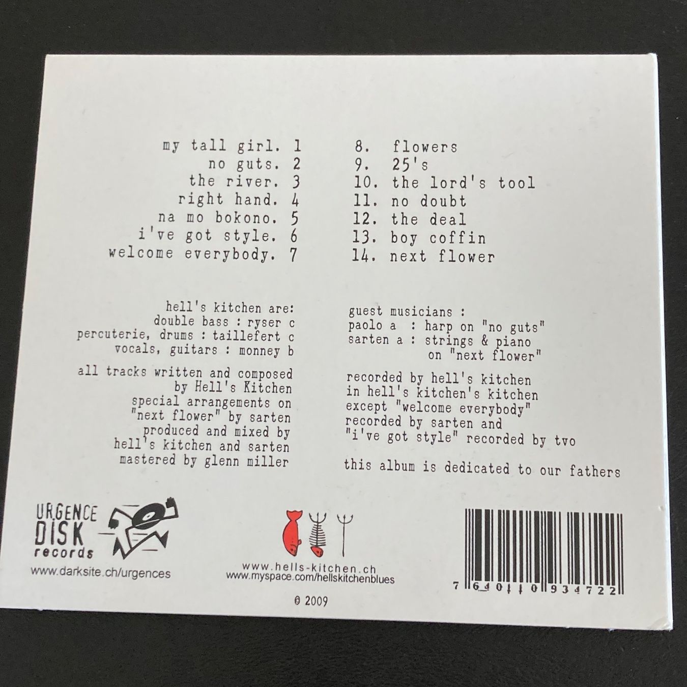 CD: Hell's Kitchen - Mr Fresh | Dark Blues, Geneva – Usato da Bern venduto da Ntsamina 1