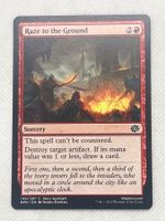 MTG Karte Raze to the Ground