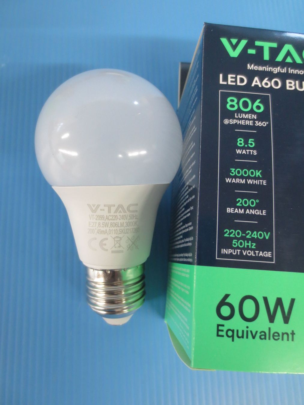 Lampade: 5 x Baustellenfassung E27 + 5 x LED 8.5W E27 + Phasenprüfer – Nuovo (secondo la descrizione) da Sulz LU venduto da Elektrofachverkauf 6