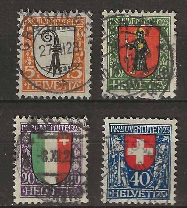 Tutti i francobolli: PJ023 - Pro Juventute 1923 obl. – Usato da Trélex venduto da Phil_Albert