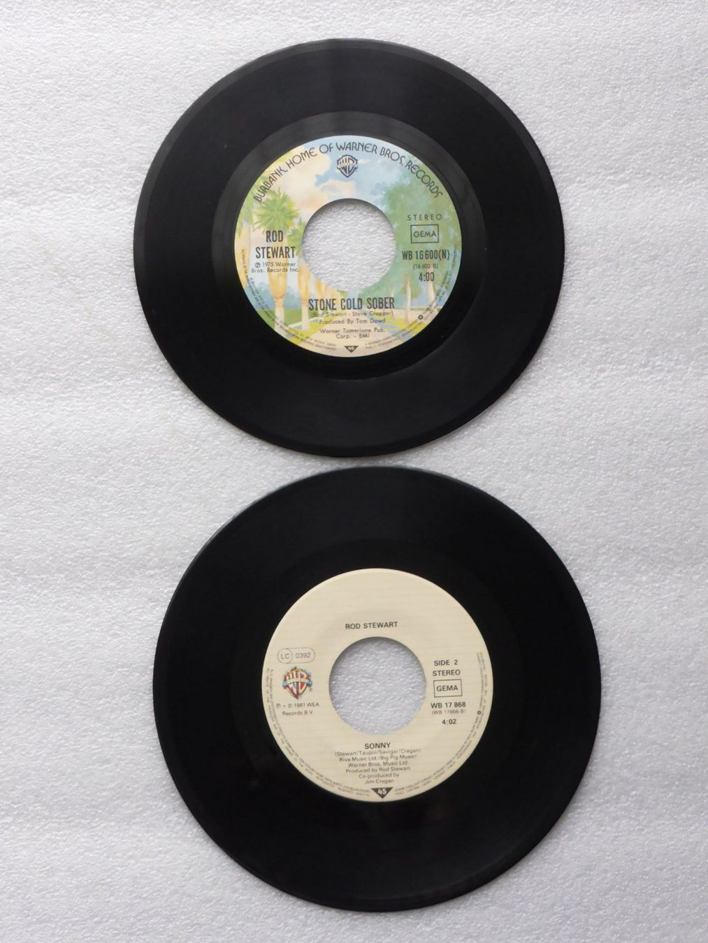 Dischi in vinile: Vinyl Single   2 x  ROD STEWART – Usato da Küssnacht am Rigi venduto da Mondkinder 2