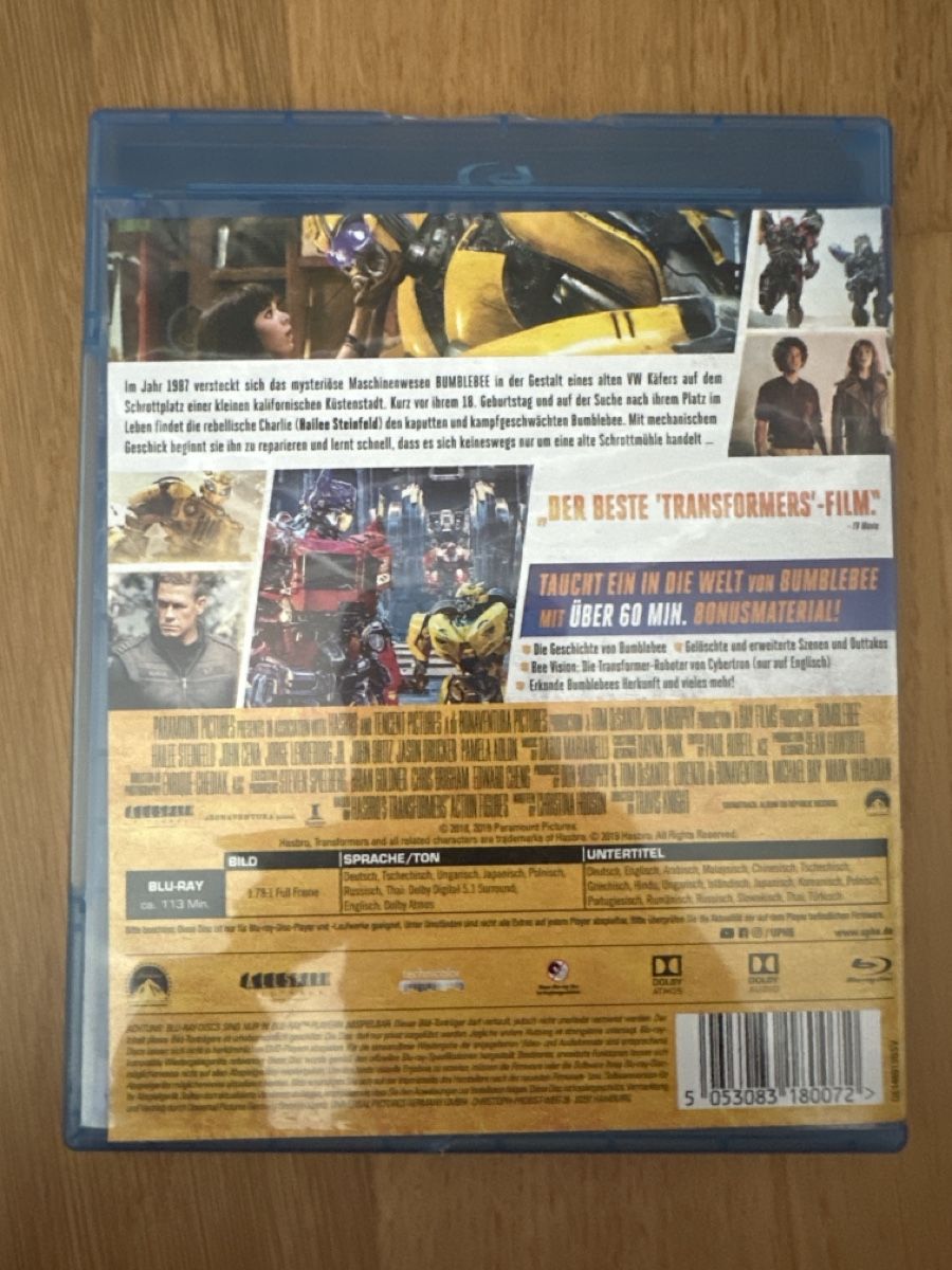 Tutti i DVDs: Bumblebee Blu-ray Film – Nuovo (secondo la descrizione) da Hochdorf venduto da Blitzman83 1