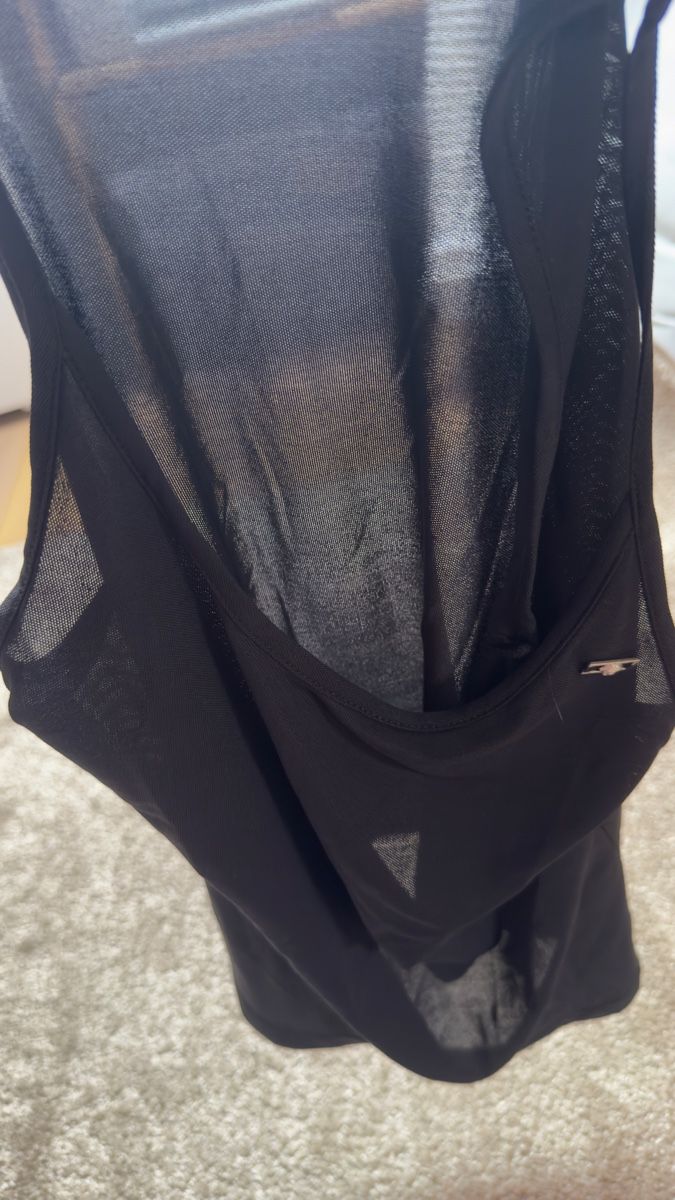Versace Top: Versace Intensive Vintage 90s Mesh Top Noir taille S – Nuovo (secondo la descrizione) da Vuippens venduto da Anna_as 4