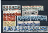 1938-88 Flugpostmarken Lot gestempelt