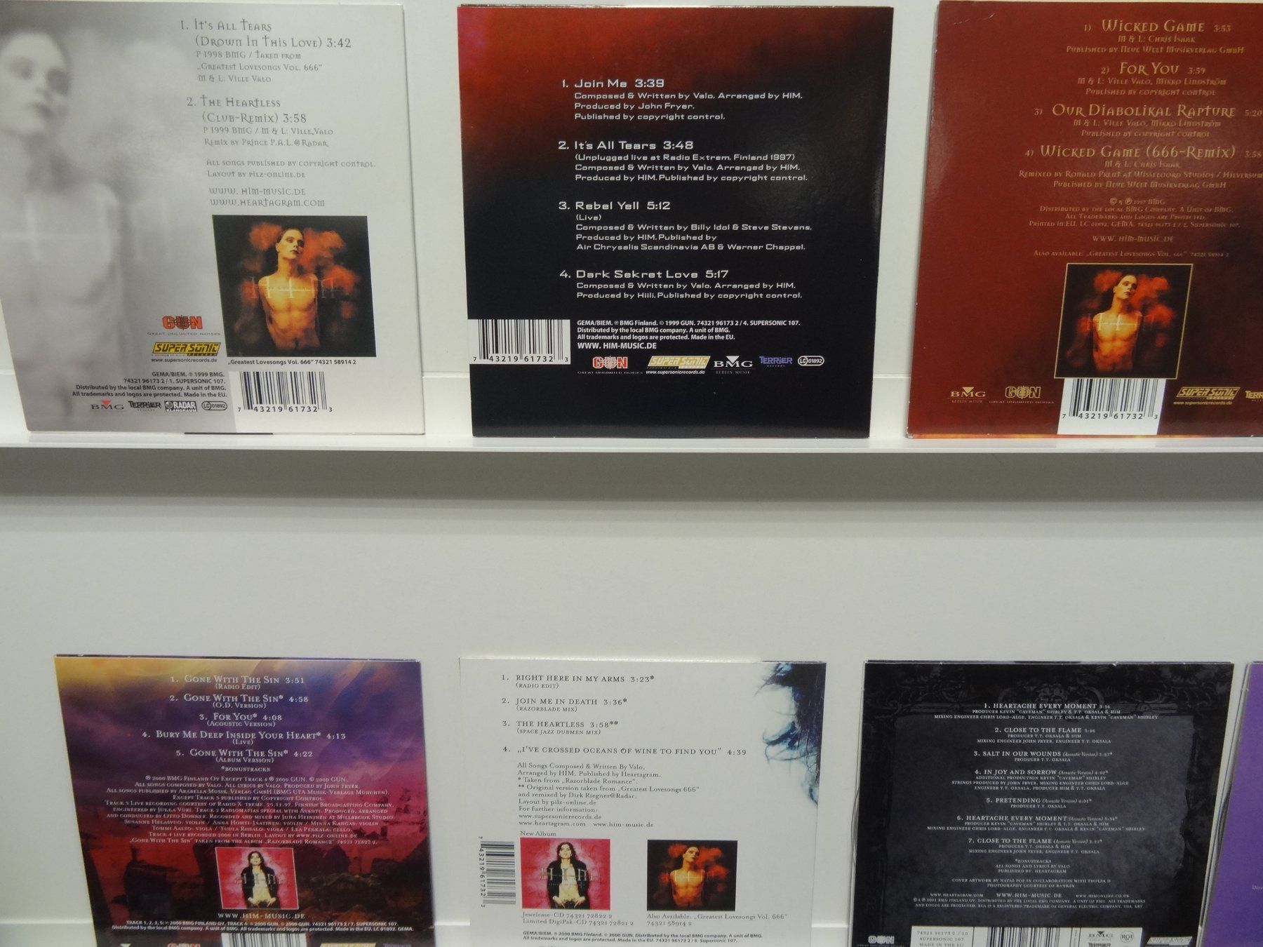 CDs: HIM - The Single Collection Box 10 Singles – D'occasion à luzern par musicandart 6