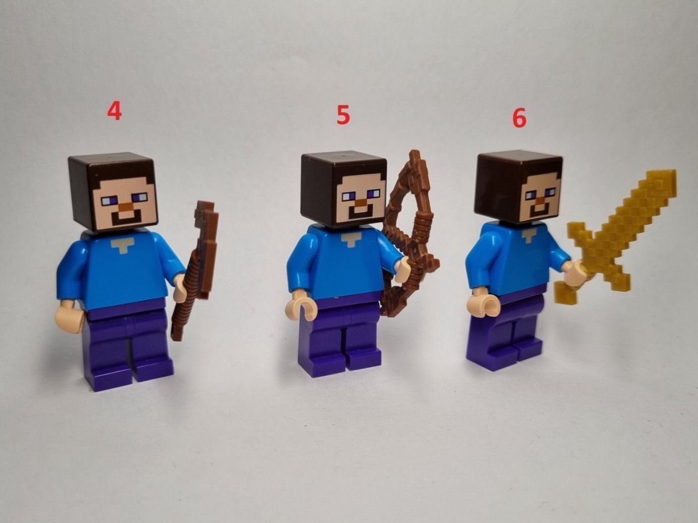 Lego Kit di costruzioni: LEGO Minecraft min009 Steve mit Werkzeug/Waffe – Usato da Basadingen venduto da NekoBricks 4