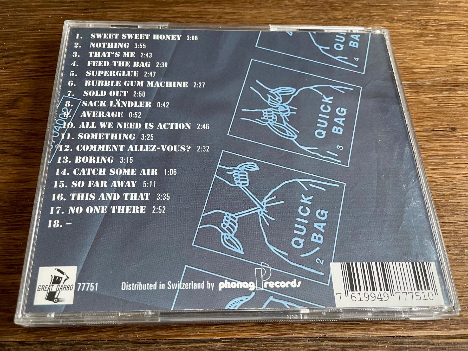 CD: Trash Bag (Pfuri) - Feed the Bag - CD – Usato da Pontresina venduto da il-bain 1