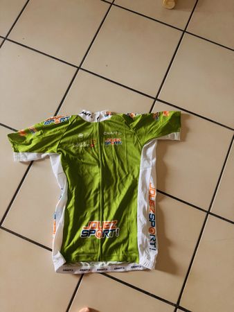 Maillot de cyclisme vert/blanc Craft taille M, occasion, été