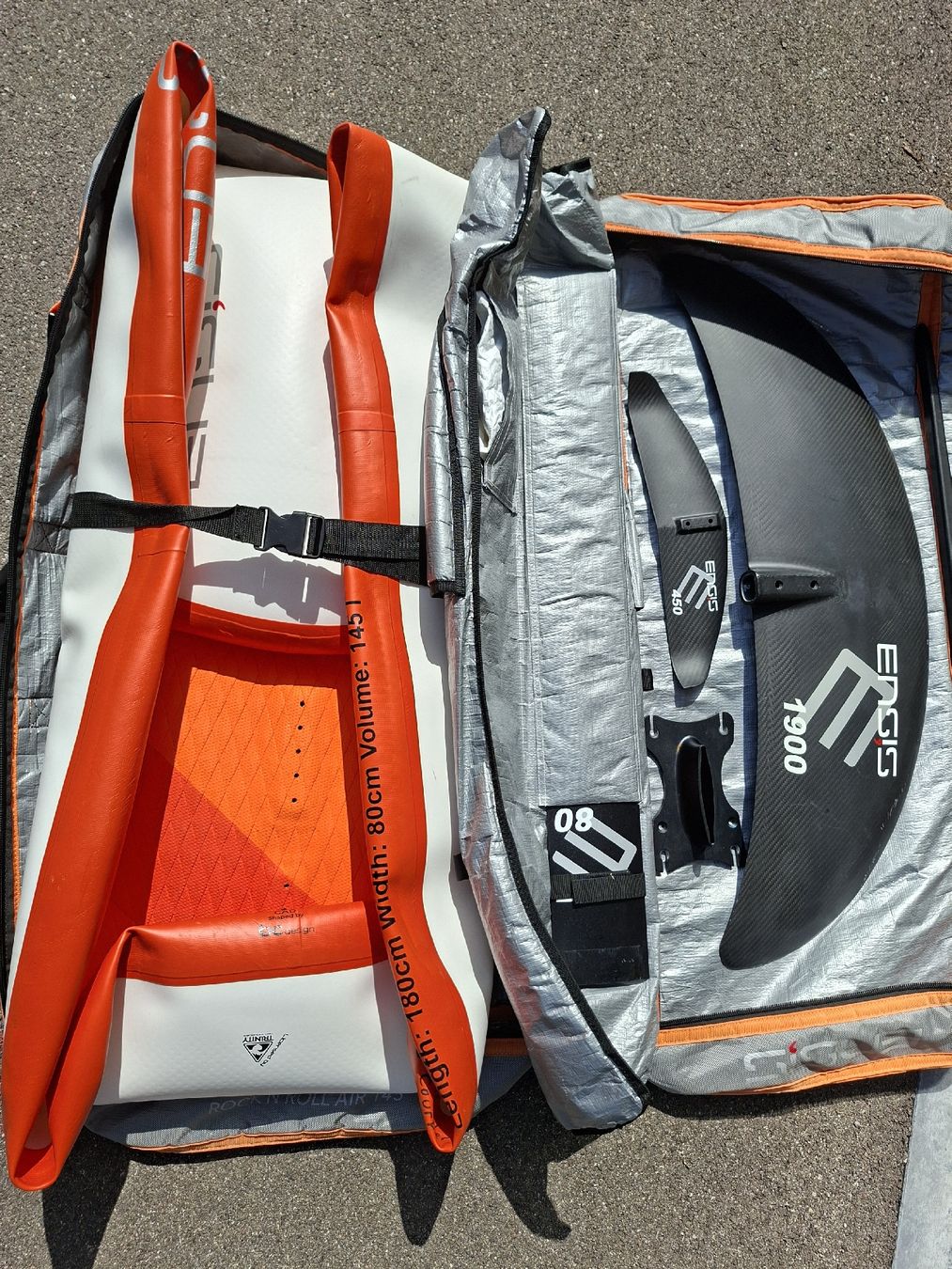 Ensis Tavole da surf e di nuoto: Wingfoilboard ENSIS 145Liter – Usato da Fällanden venduto da Nmustang 3