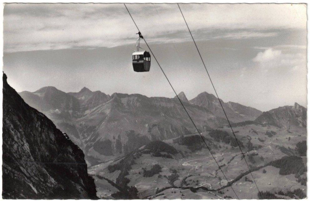Ansichtskarten: Rougemont - Gondelbahn Rougemont--Videmanette – Gebraucht aus Binningen von Mountainrider