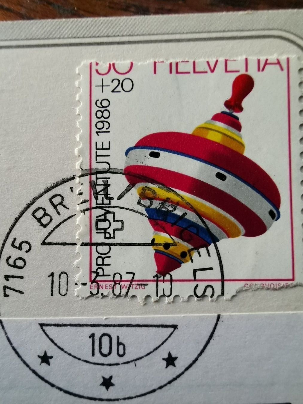 Cartoline postali: Ansichtskarte Graubünden 1987 – Usato da Dintikon venduto da Vexi 1