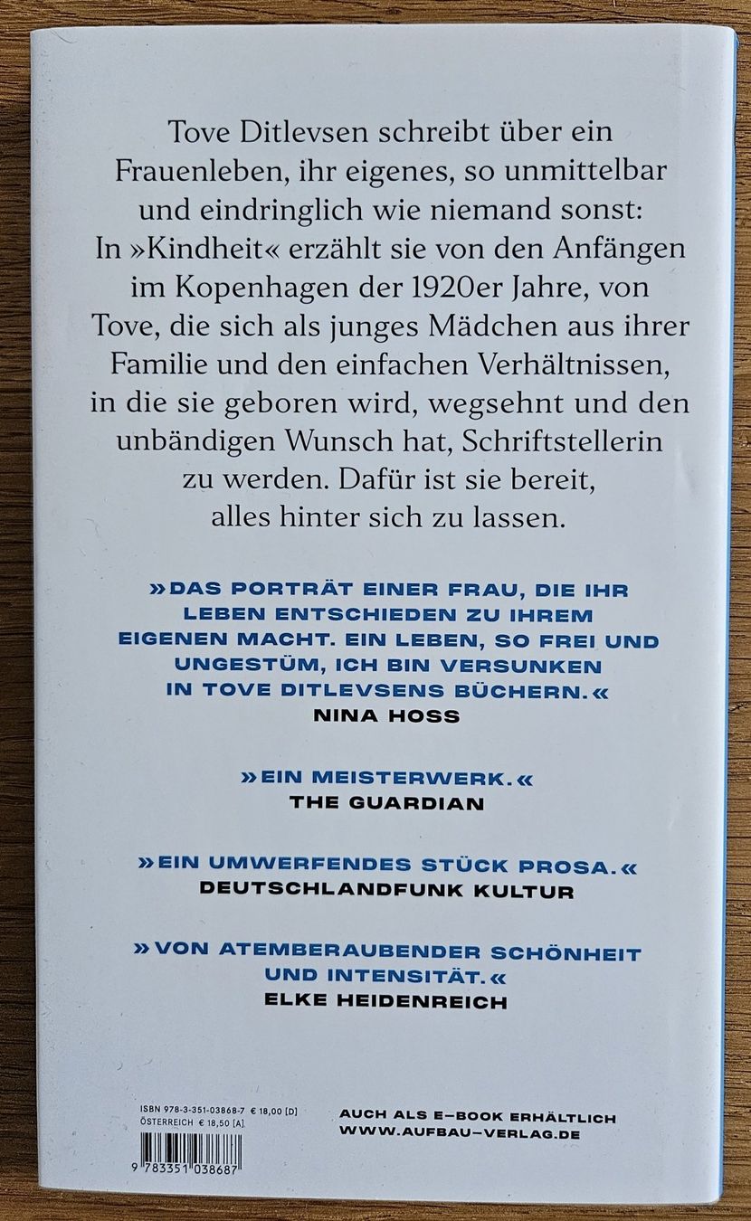 Libri: Tove Ditlevsen: Kindheit – Usato da Schaffhausen venduto da asyouwestley 2