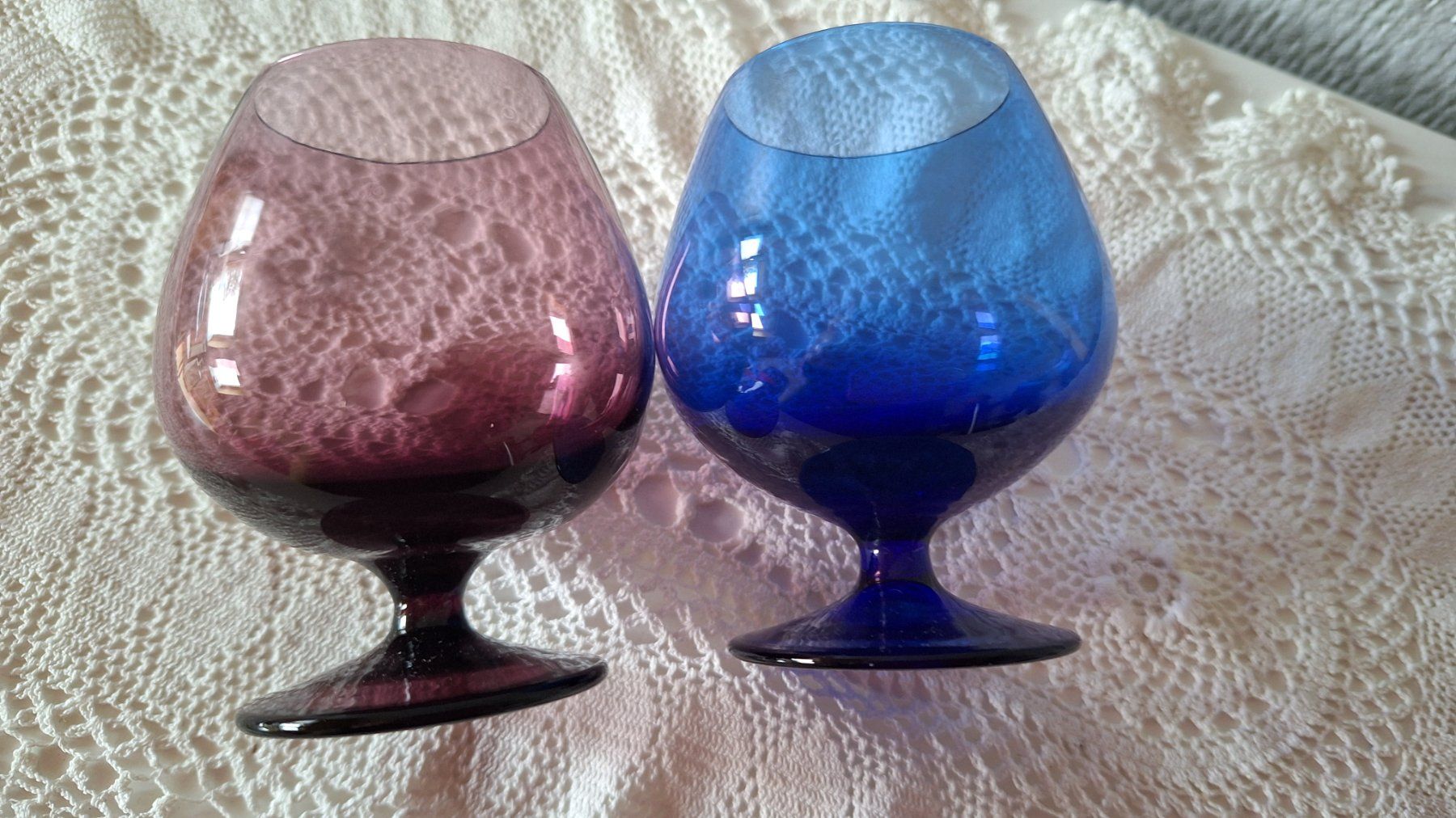 Gläser: 2 Vintage Gläser farbig ,  Cognac oder Brandy  Schwenker – Gebraucht aus Dornach von majo8689 4