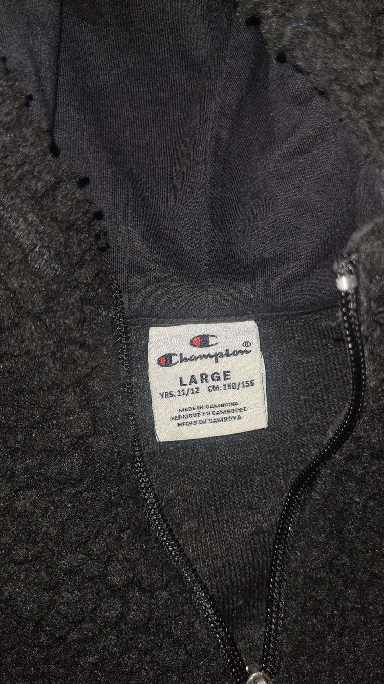 Giacche: Champion Teddy-Fleece Pullover, schwarz, 154, – Usato da Rorschacherberg venduto da Reselling_page 3