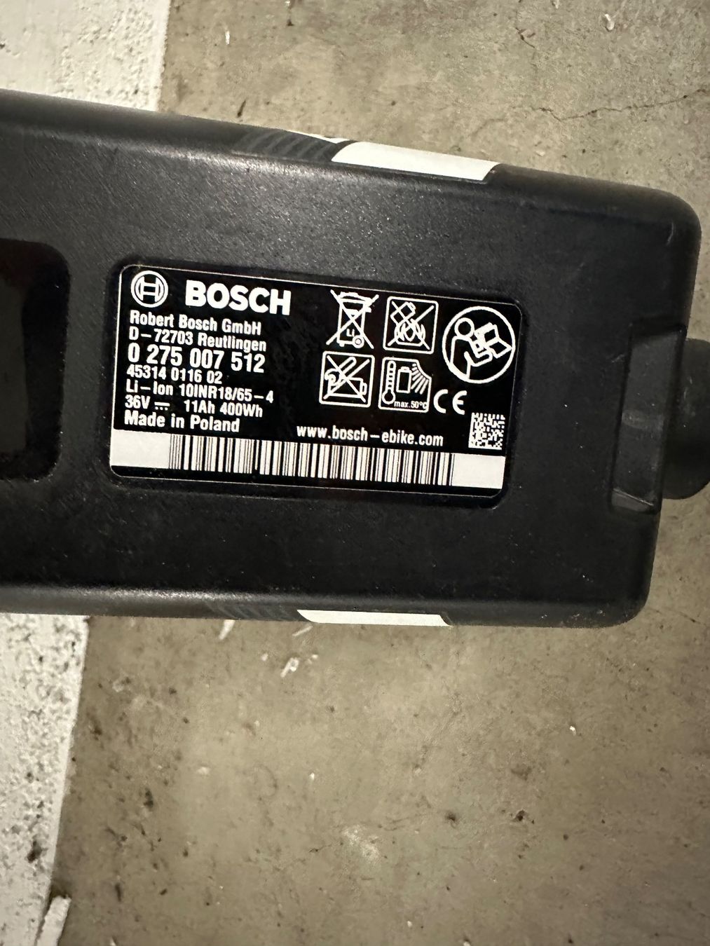 Bosch Akkus: Akku Bosch Powerpack 400 – Defekt aus Zug von uri_z6fm 2