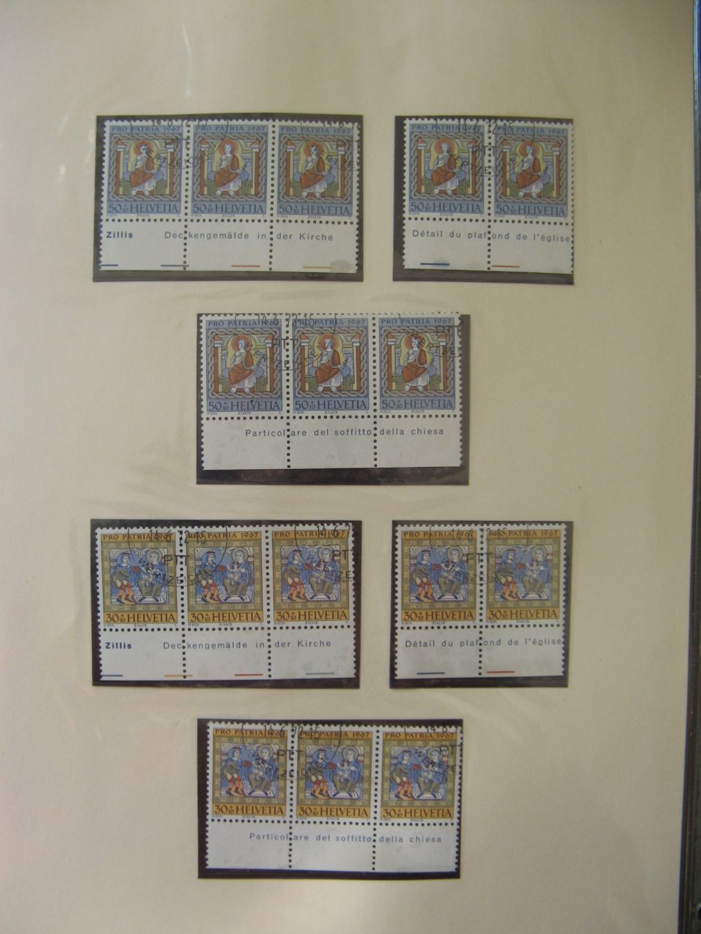 Alle Briefmarken: PP 1961 - 1967 mit Tabs – Gebraucht aus Frauenfeld von Interessent1 8