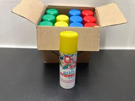 Neu Restposten Silly String Spray/ Luftschlangenspray (12x)