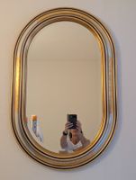 Wandspiegel mit Rahmen Gold Silber_ Oval