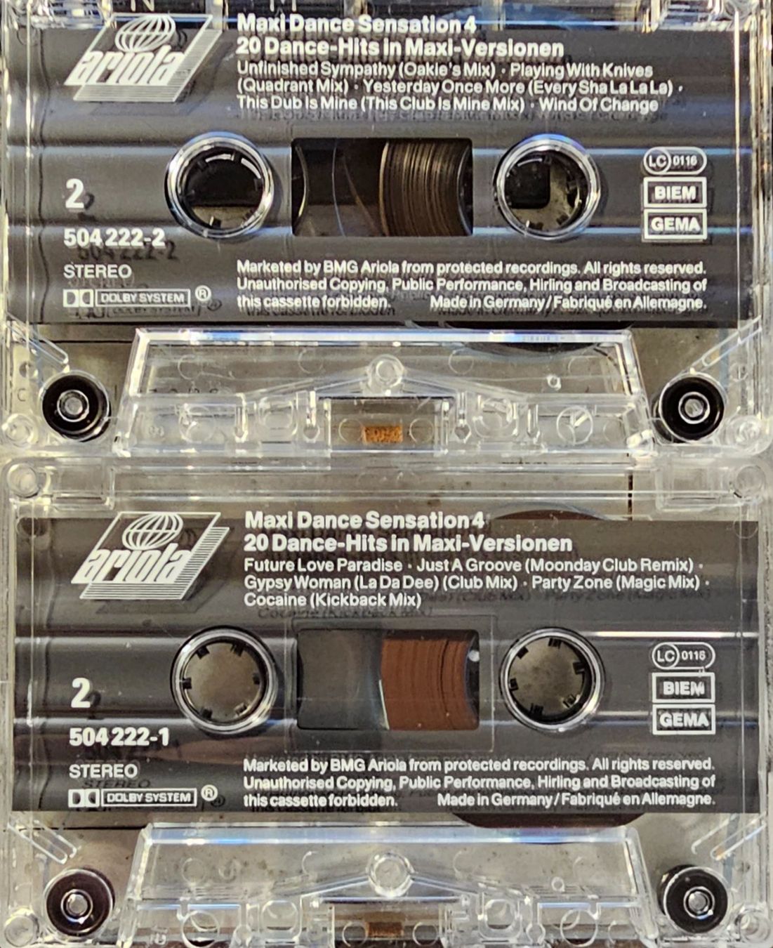 Cassettes audio: MC - Maxi Dance Sensation 4 – D'occasion à Wahlen b. Laufen par Cg10 3