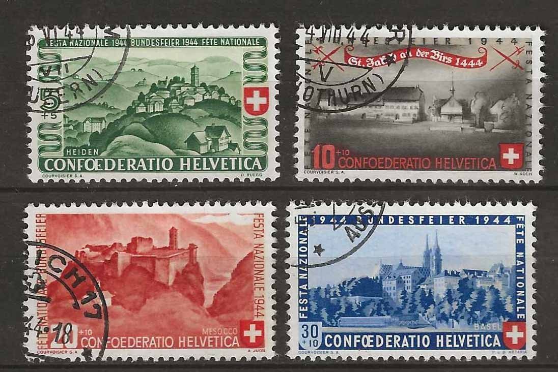 Tutti i francobolli: PP044 - Pro Patria 1944 obl. – Usato da Trélex venduto da Phil_Albert