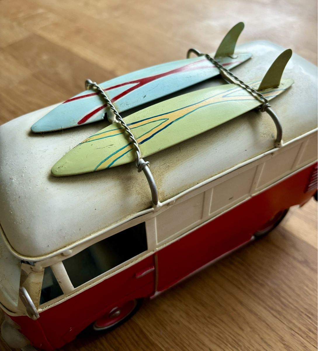 Alle Dekorationen: VW Bus Surf Vintage Deko aus Blech – Gebraucht aus Zürich von Limebach 4