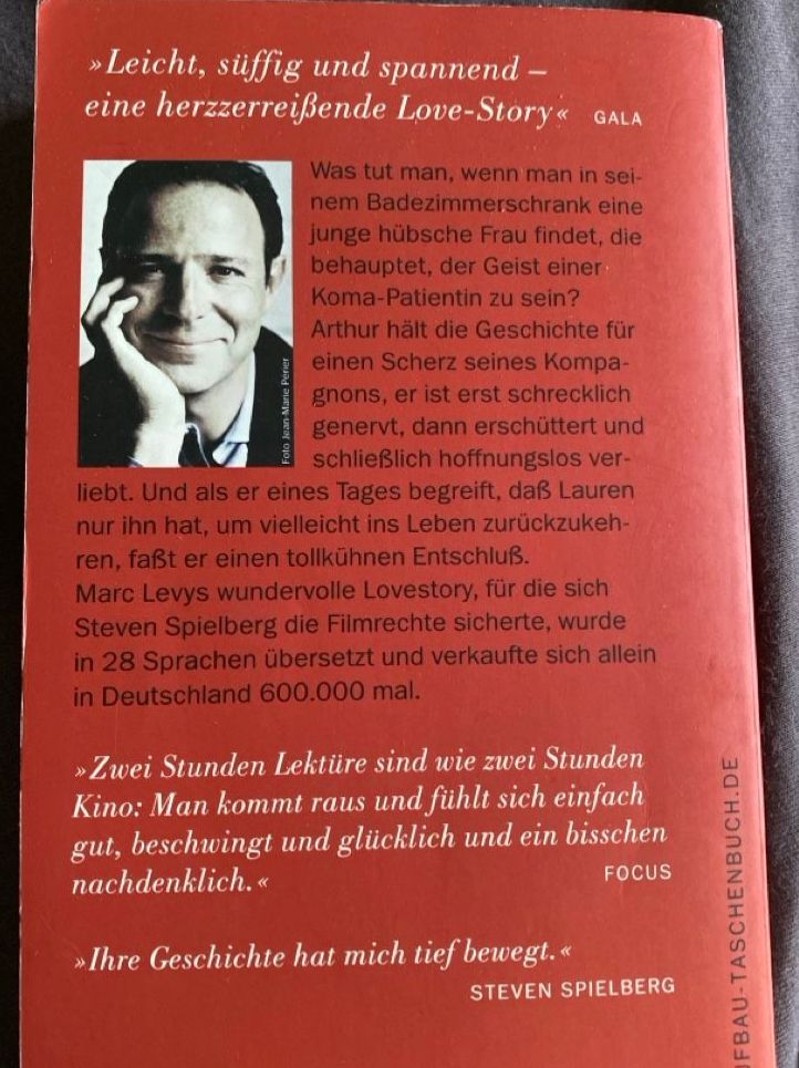 Libri: Marc Levy - Solange du da bist - Roman – Usato da Kägiswil venduto da C_Jaco 1