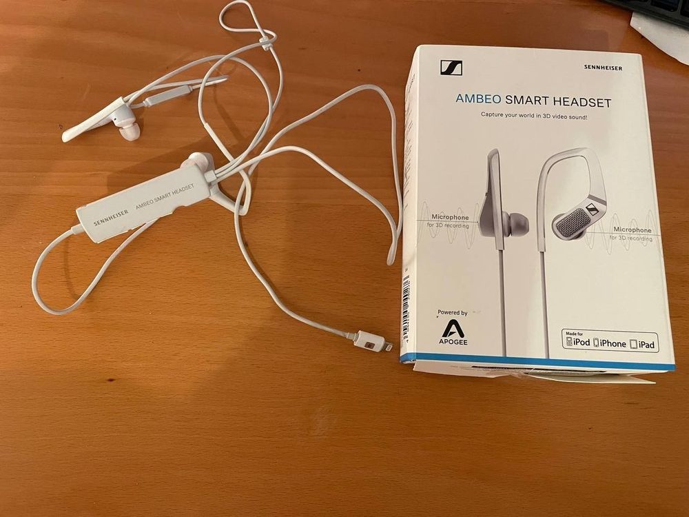 Sennheiser Ambeo Smart Headset Blanc Ios (Gebraucht) in Nyon für CHF 85 ...