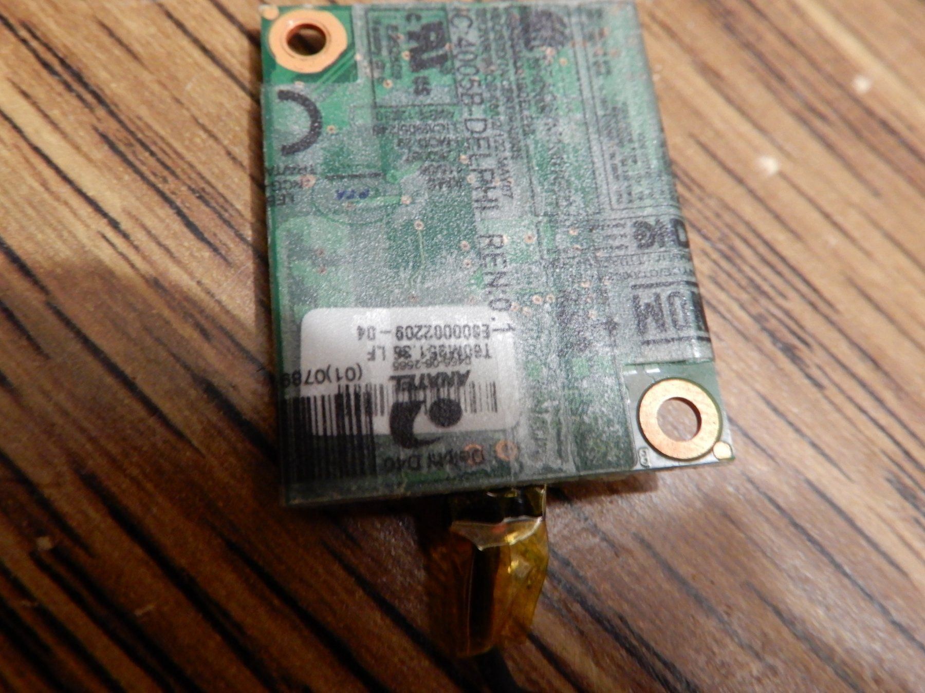 Unità & Adattatore: Combo Card AR5B  Atheros, Inc. 802.11n- – Usato da Worben venduto da MaKo3252 2