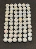 60 gebrauchte Golfbälle Mix: Titleist, Callaway, Srixon, etc