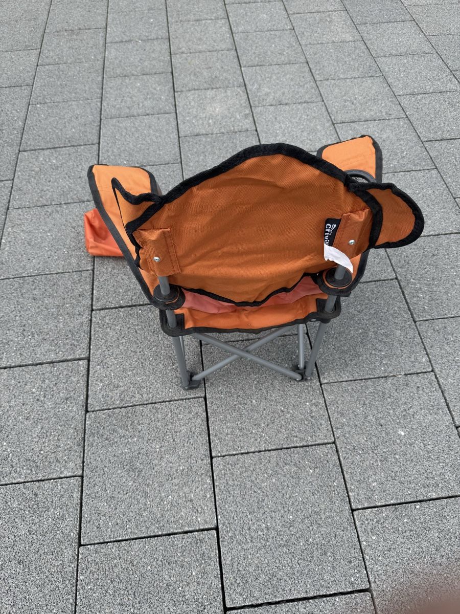 Sedie: Kinder Klappstuhl Affe Crivit orange, 3+ Jahre – Usato da Rothrist venduto da business.v 1