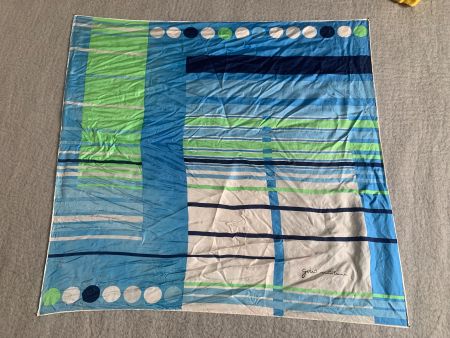Gino Marcini Vintage Seidentuch Foulard 75 x 75 cm