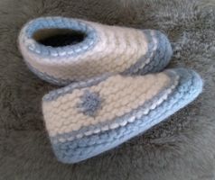Hausschuhe, gestrickt & gefilzt_8